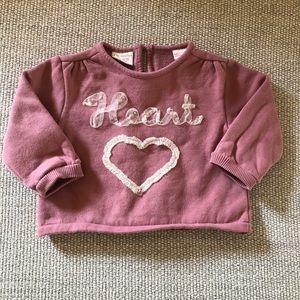 Zara Heart Sweatshirt